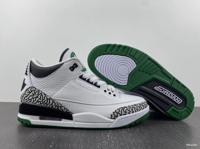 Rep TBK Crew Oregon White Pit Jordan 3 594282233 Ducks Retro 0725